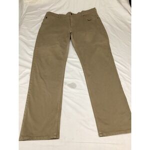 DKNY St. Marks Khaki Slim Fit Dress Pants Mens Size W38 x L32 Khaki Trouser